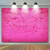 Heiß Rosa Ziegel Themenorientiert Einfach Glücklich Geburtstag Hintergrund