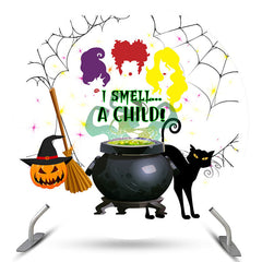 ICH Geruch A Kind Kreis Halloween Babydusche Hintergrund
