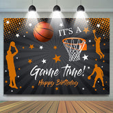 Es ist ein Basketball Glücklich Geburtstag Hintergrund für sterben Spielzeit
