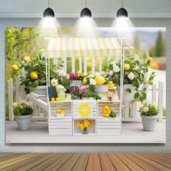 Zitrone Hölzern Stall Grün Blätter Frühling Hintergrund