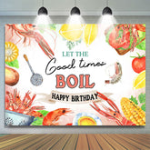 Lassen Der Gut Mal Kochen Glücklich Geburtstag Hintergrund Banner