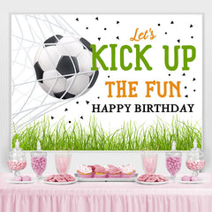 Lasst uns Trete Hoch Der Spaß Glücklich Geburtstag Hintergrund Für Party