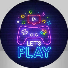 Lasst uns Spielen Spiel Kreis Glücklich Geburtstag Hintergrund Für Party