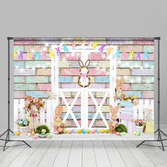 Beleuchtung Mit Hase Glücklich Ostern Tag Hintergrund