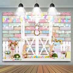 Beleuchtung Mit Hase Glücklich Ostern Tag Hintergrund