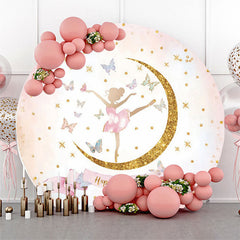 Wenig Elf Schmetterlinge Geburtstag Hintergrund Für Mädchen