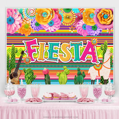 Lama Fiesta Und Bunt Hintergrund Für Urlaub Veranstaltungen