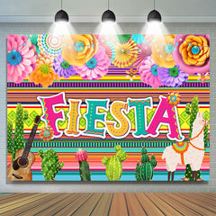 Lama Fiesta Und Bunt Hintergrund Für Urlaub Veranstaltungen
