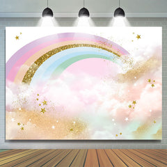 Schön Funkeln Bunt Regenbogen Glücklich Geburtstag Hintergrund