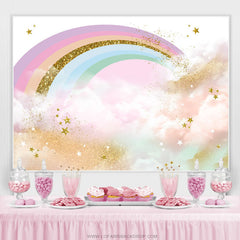 Schön Funkeln Bunt Regenbogen Glücklich Geburtstag Hintergrund