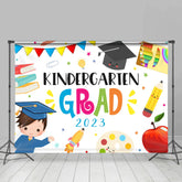 Schön Süß Kindergraten Grad 2024 Party Hintergrund