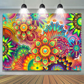 Mandala Pfau Schwanz Blume Hintergrund für Foto-Shooting
