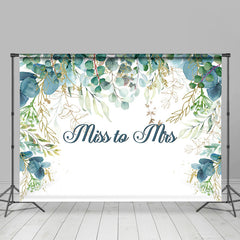 Grün Gold Blätter Einfach Weiß Hintergrund Für Hochzeit