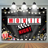 Film Nacht Schwarz Rot Beleuchtung Party Hintergrund für Geburtstag