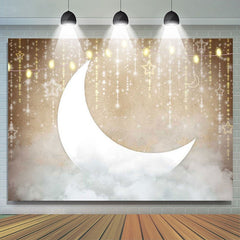 Stern Mond Wolken Party babydusche Hintergrund