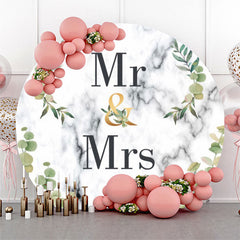Herr Frau Blätter Abstrakt Textur Runden Hochzeit Hintergrund