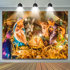 Geburt Baby Jesus Foto-Shooting Weihnachten Hintergrund