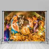 Geburt Baby Jesus Foto-Shooting Weihnachten Hintergrund