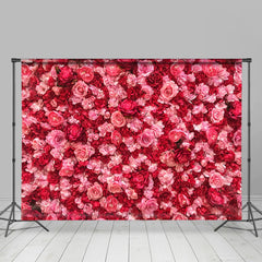 Natur Rot Und Rosa Blumen Foto Studio Hintergrund