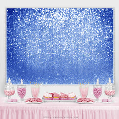 Marine Blau Bokeh Themenorientiert Glücklich Geburtstag Hintergrund Für Mädchen