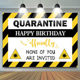 Keiner Von Du Sind Eingeladen Glücklich Geburtstag Party Hintergrund