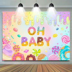 Oh Baby Nachtisch Und Süssigkeit Geschlecht Aufdecken Hintergrund