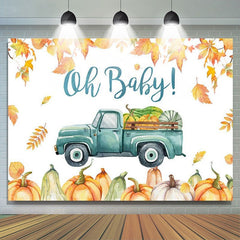 Oh Baby!Kürbis LKW babydusche Foto-Shooting Hintergrund