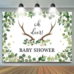 Oh Reh Grün Geschlecht Aufdecken babydusche Hintergrund
