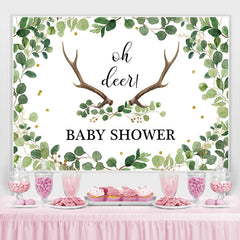 Oh Reh Grün Geschlecht Aufdecken babydusche Hintergrund