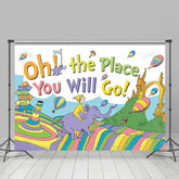 Oh Der Ort Du Wille Gehen Junge Elefant Grad Hintergrund