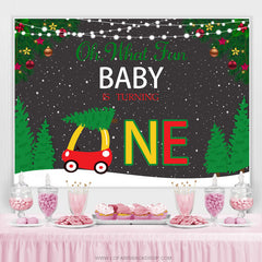 Oh Was Spaß Baby Ist Drehen Eins Weihnachten Hintergrund