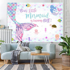 Unser Wenig Meerjungfrau Ist Turing Eins Foto-Shooting Hintergründe