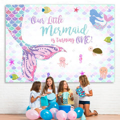 Unser Wenig Meerjungfrau Ist Turing Eins Foto-Shooting Hintergründe