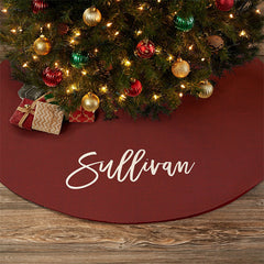 Personalisiert Name Scripty Weihnachten Baum Rock