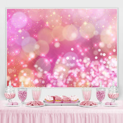Rosa Bokeh Backdorp für Geburtstag Und Baby Dusche Party