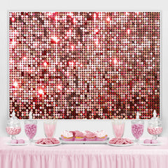 Rosa Funkeln Bokeh Stelle Geburtstag Hintergrund Für Mädchen
