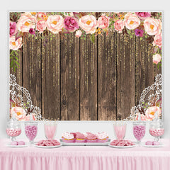 Rosa Rose Gold Funkeln Baby Dusche Hintergrund Für Mädchen