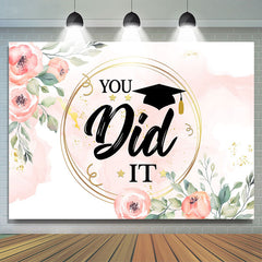 Rosa Rosen Und Grün Blätter Du Tat Es Grad Hintergrund