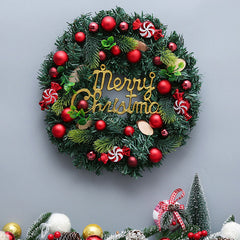 weihnachtsstern-bälle-kirsche-weihnachten-kranz-dekoration