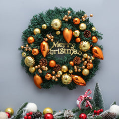 weihnachtsstern-bälle-kirsche-weihnachten-kranz-dekoration