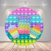 Pop Es Teddy Nachtisch Geburtstag Party Runden Hintergründe