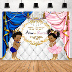 Prinz Oder Prinzessin Was Wille Es Sei Baby Dusche Hintergrund