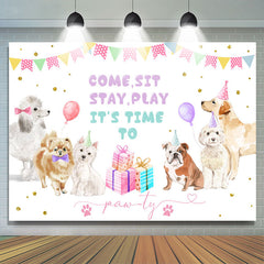 Junge Spiel Party Thema Alles Gute zum Geburtstag Hintergrund