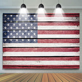 Retro Der UNS Flagge Einfach Holz Hintergrund Für Dekoration