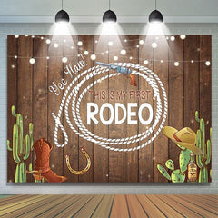 Das Ist Mein Erste Rodeo Geburtstag Foto-Shooting Hintergrund