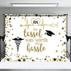 Rn Quaste War Wert Der Ärger Krankenschwester Grad Hintergrund