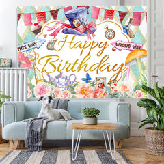 Rosen Karten Zauberer Karikatur Themenorientiert Geburtstag Hintergrund