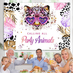 Glänzend Berufung Alle Party Tiere Glücklich Geburtstag Hintergrund
