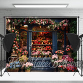 Vitrine Ranke Bunt Blumen Foto Frühling Hintergrund