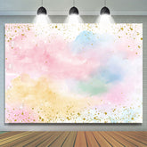 Einfache farbenfrohe Himmelswolken Alles Gute zum Geburtstag Hintergrund